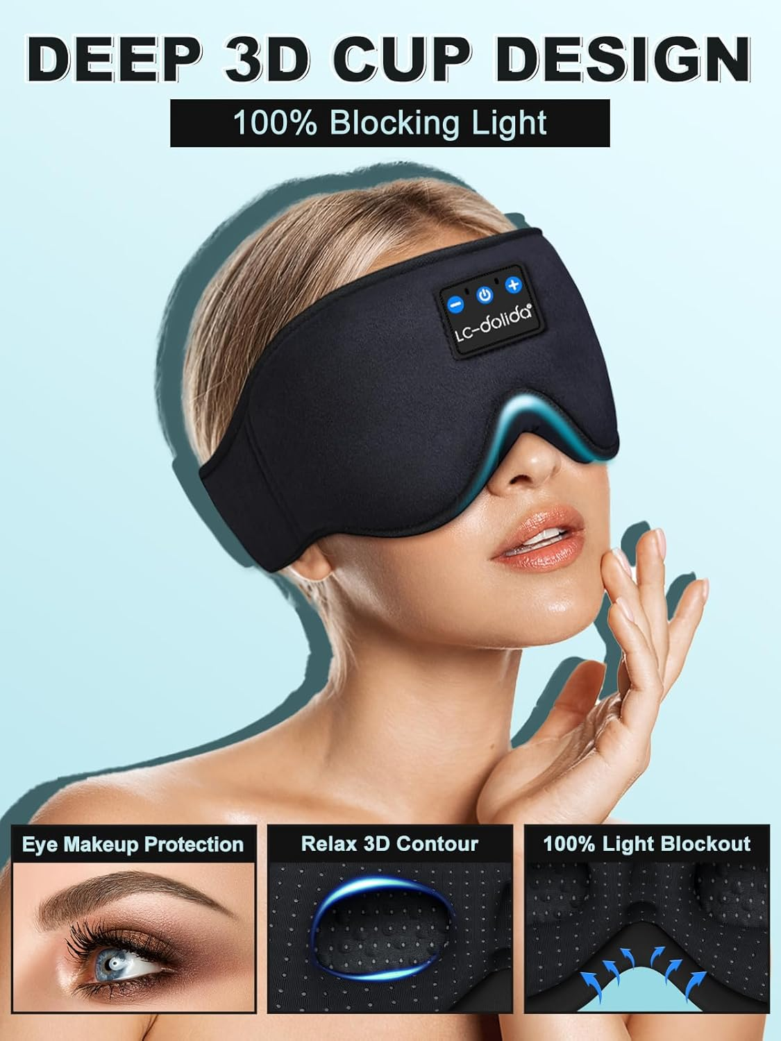 Somniaz™ 3-in-1 Smart Sleep Mask