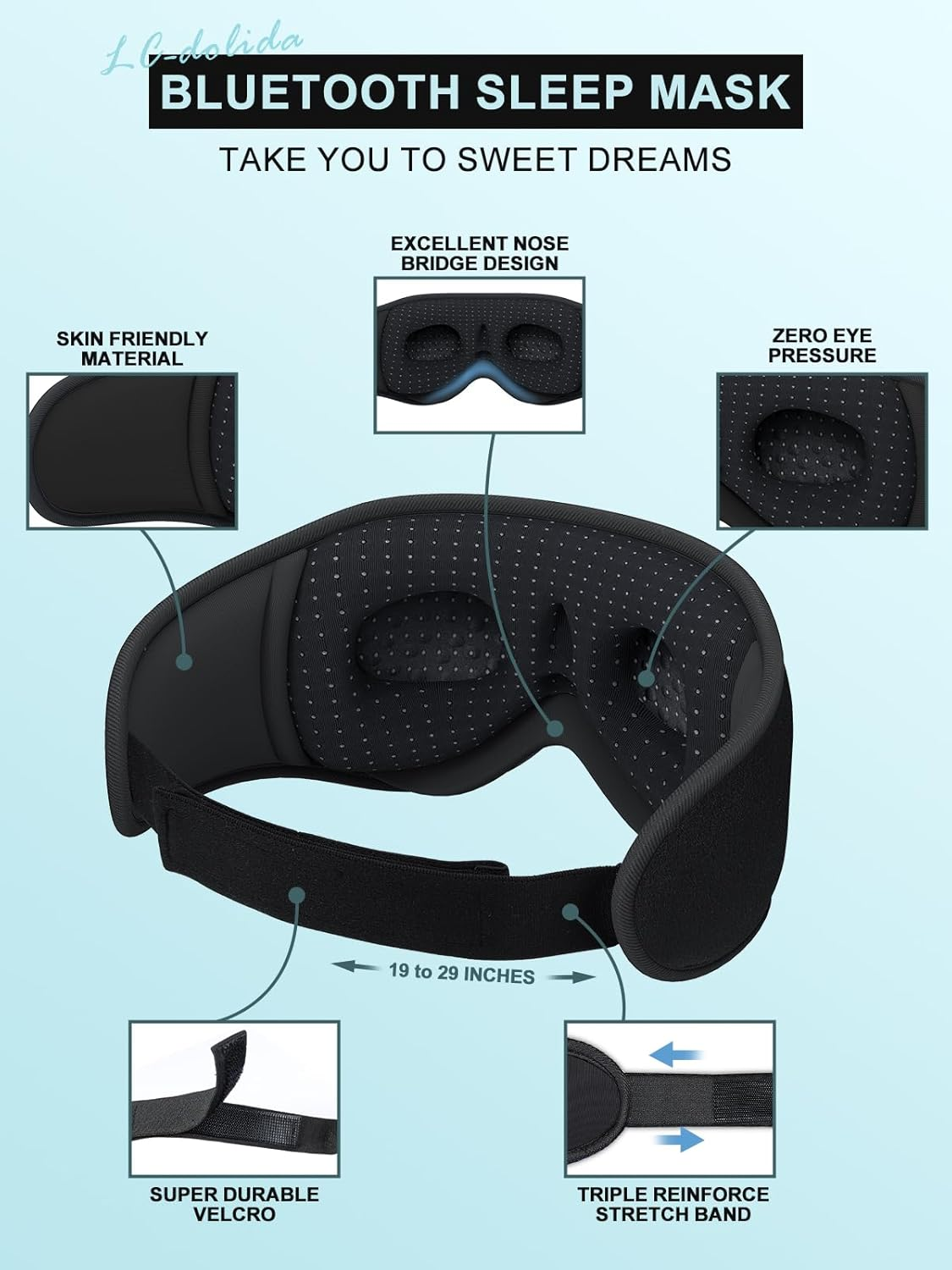Somniaz™ 3-in-1 Smart Sleep Mask